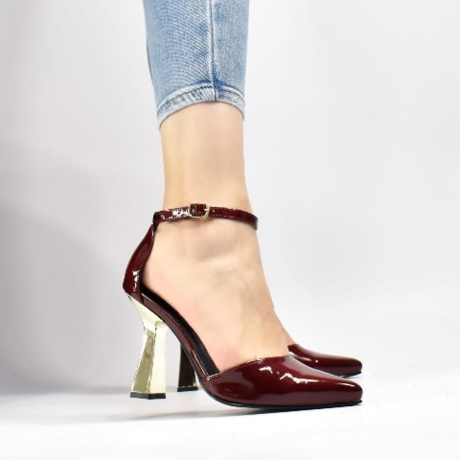 JM7809 Tacones estilleto tacon tipo campana