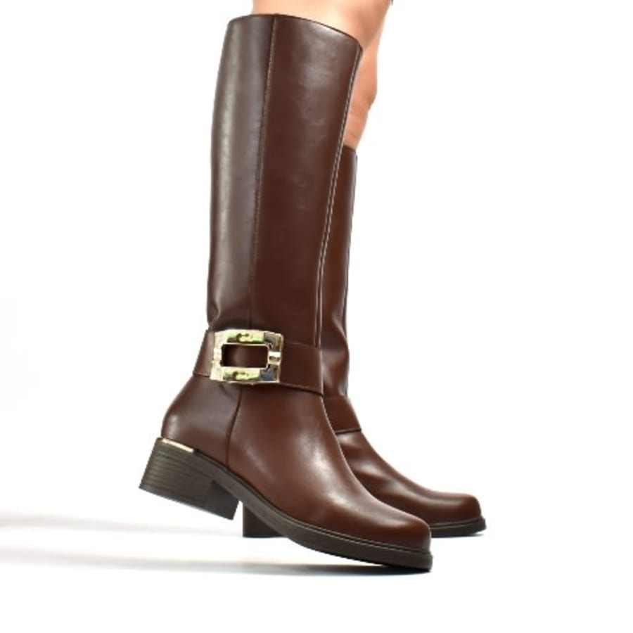 MA2410 Botas de invierno tubo alto para mujer
