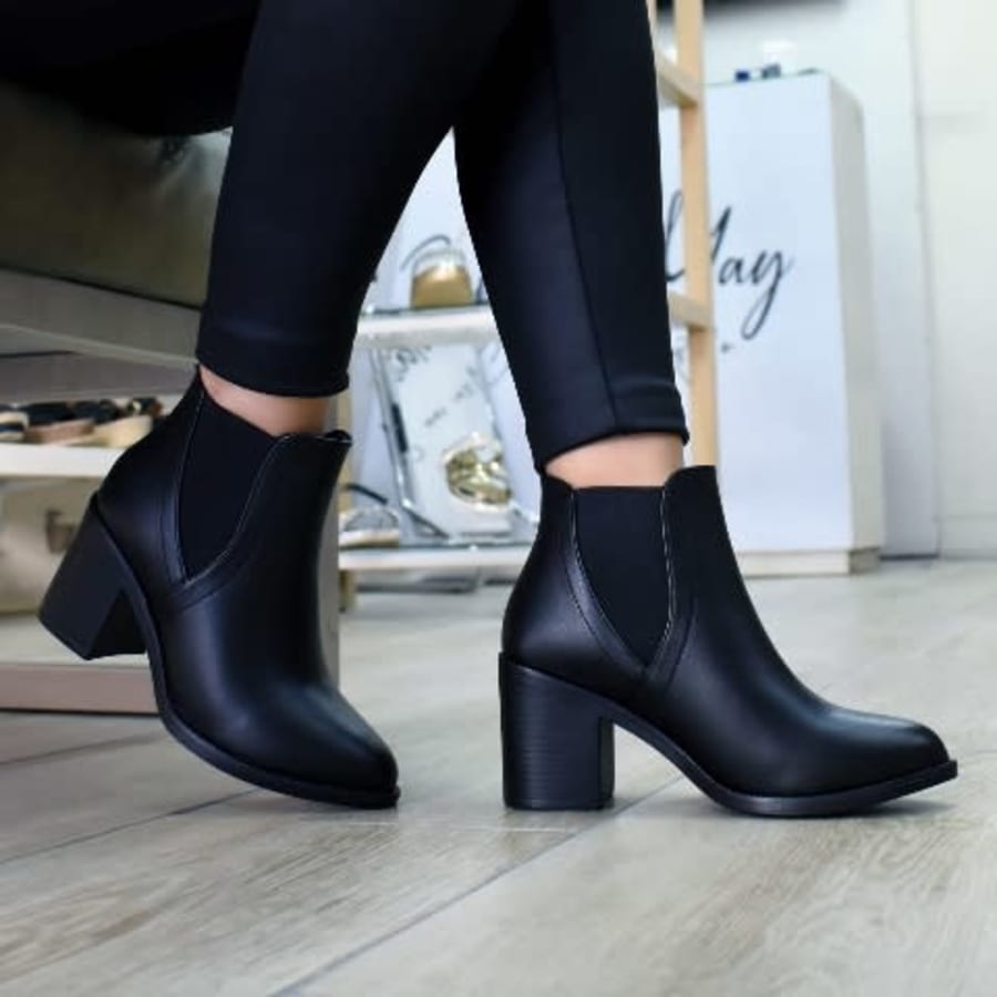 DD64261 Botines para dama con resorte formales