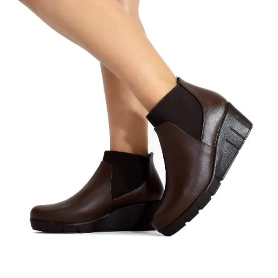 DD65320 Botines para dama tacon corrido comodos