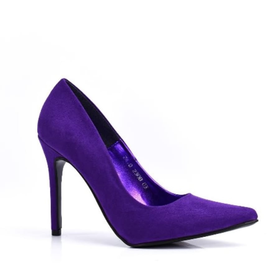 2300 Tacones estilleto material tipo nobuck alto 10 cm