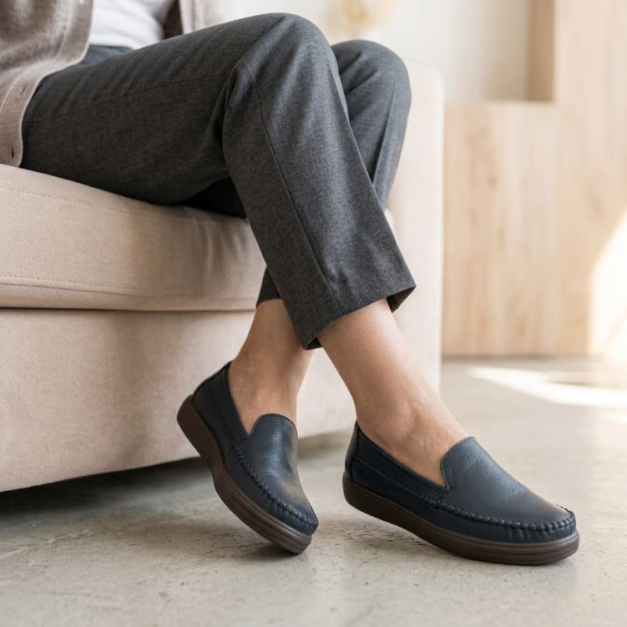 RX509 Zapato de descanso para dama en piel suela antiderrapante