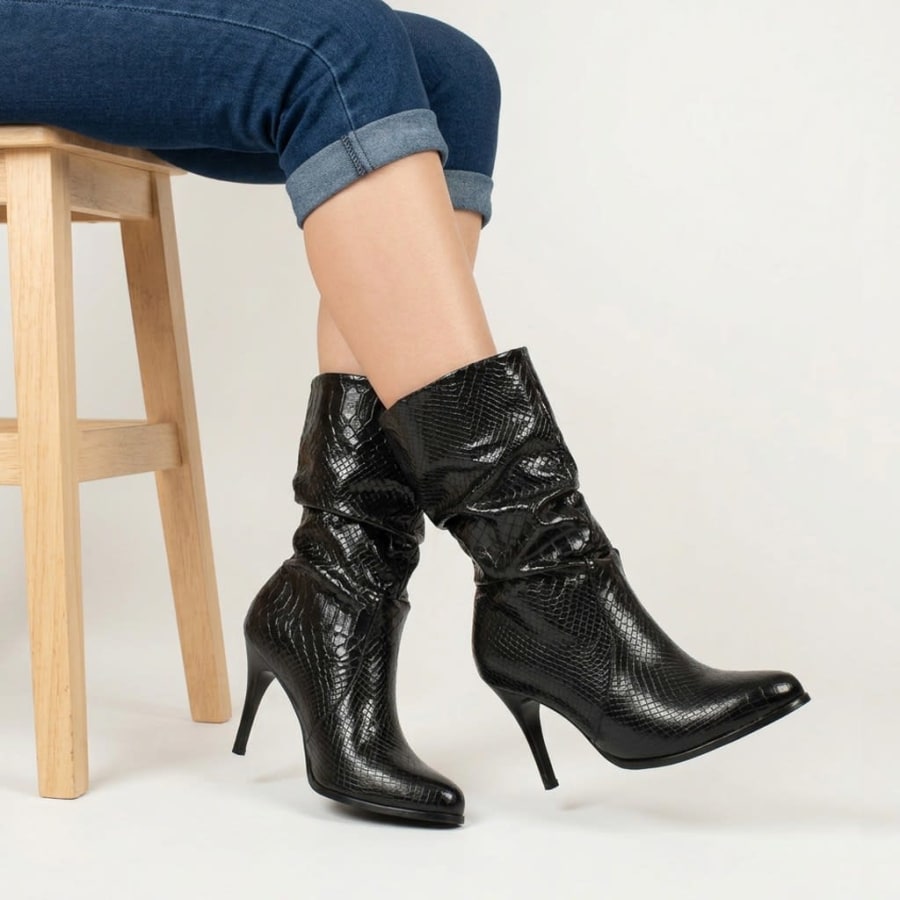 MA3008 Botin de dama tacon 9 cm de tacon